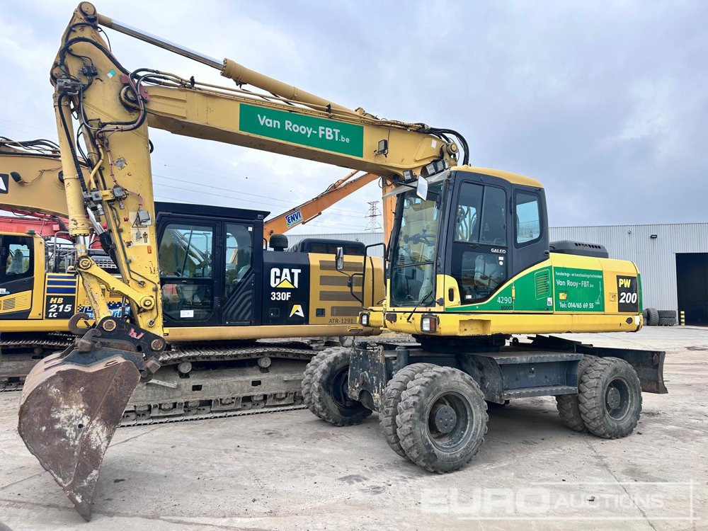 Komatsu PW200-7H - Колёсный экскаватор: фото 1 Komatsu PW200-7H - Колёсный экскаватор: фото 1