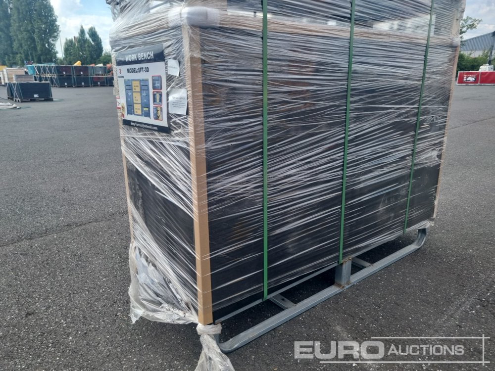Unused 2024 Steelman 5’ Work Bench With 3 Drawers & 2 Cabinets Packed In Plastics. Drawers With Lock & Anti-Slip Inners. Using New 3 Rail Sliding - Оборудование для мастерских: фото 3 Unused 2024 Steelman 5’ Work Bench With 3 Drawers & 2 Cabinets Packed In Plastics. Drawers With Lock & Anti-Slip Inners. Using New 3 Rail Sliding - Оборудование для мастерских: фото 3
