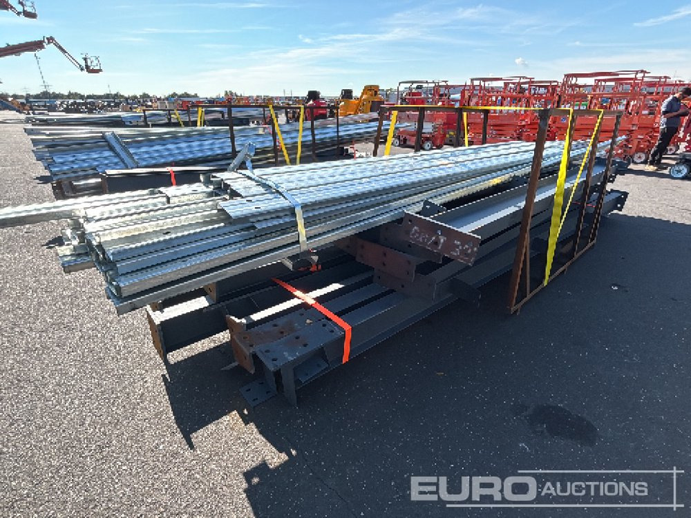 Unused 2025 100' X 50' X 16' Galvanized Steel Structure Building, 5' X 20' Bracket, 12 Pillars, 12 Rafters, 8 Roof Supports, 8 Side Brackets - Жилой контейнер: фото 3 Unused 2025 100' X 50' X 16' Galvanized Steel Structure Building, 5' X 20' Bracket, 12 Pillars, 12 Rafters, 8 Roof Supports, 8 Side Brackets - Жилой контейнер: фото 3