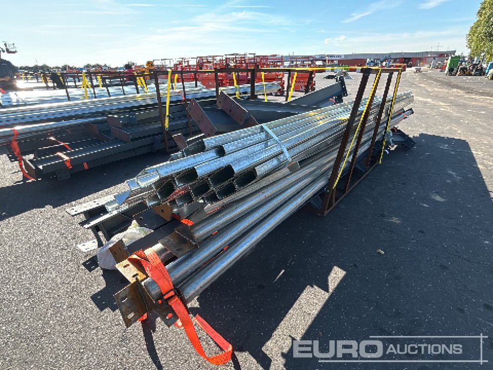 Unused 2025 100' X 50' X 16' Galvanized Steel Structure Building, 5' X 20' Bracket, 12 Pillars, 12 Rafters, 8 Roof Supports, 8 Side Brackets - Жилой контейнер: фото 2 Unused 2025 100' X 50' X 16' Galvanized Steel Structure Building, 5' X 20' Bracket, 12 Pillars, 12 Rafters, 8 Roof Supports, 8 Side Brackets - Жилой контейнер: фото 2