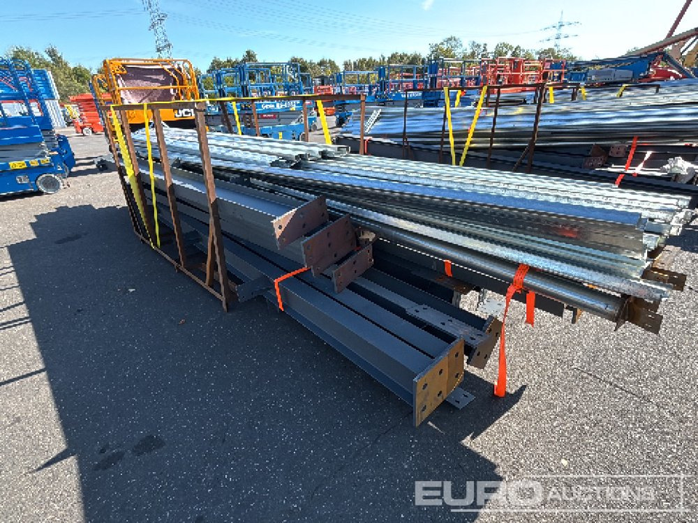 Unused 2025 100' X 50' X 16' Galvanized Steel Structure Building, 5' X 20' Bracket, 12 Pillars, 12 Rafters, 8 Roof Supports, 8 Side Brackets - Жилой контейнер: фото 4 Unused 2025 100' X 50' X 16' Galvanized Steel Structure Building, 5' X 20' Bracket, 12 Pillars, 12 Rafters, 8 Roof Supports, 8 Side Brackets - Жилой контейнер: фото 4
