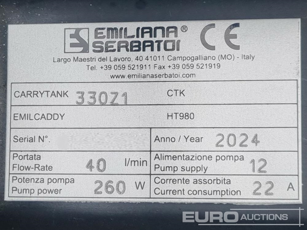 Unused Emiliana Serbatoi 330Z1 - Резервуар для хранения: фото 5 Unused Emiliana Serbatoi 330Z1 - Резервуар для хранения: фото 5