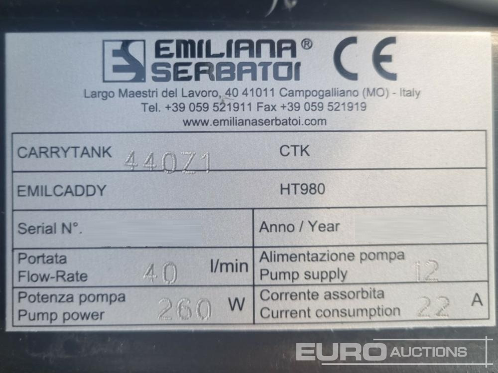 Unused Emiliana Serbatoi 440Z1 - Резервуар для хранения: фото 5 Unused Emiliana Serbatoi 440Z1 - Резервуар для хранения: фото 5