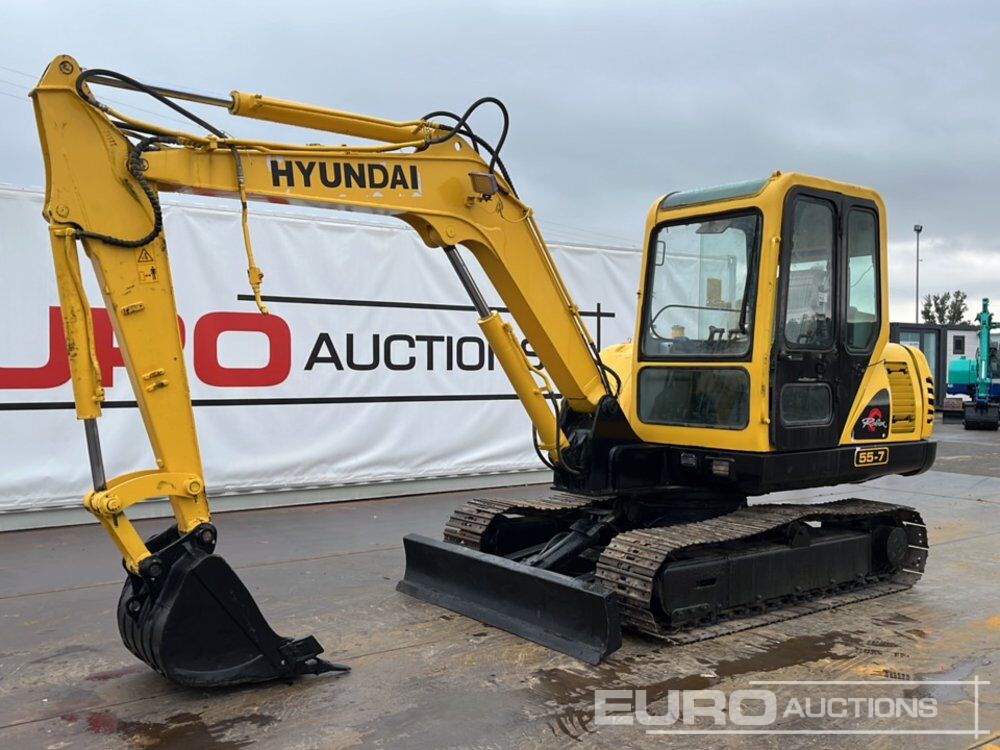 2012 Hyundai R55-7 - Мини-экскаватор: фото 1 2012 Hyundai R55-7 - Мини-экскаватор: фото 1