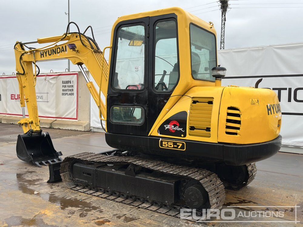 2012 Hyundai R55-7 - Мини-экскаватор: фото 3 2012 Hyundai R55-7 - Мини-экскаватор: фото 3