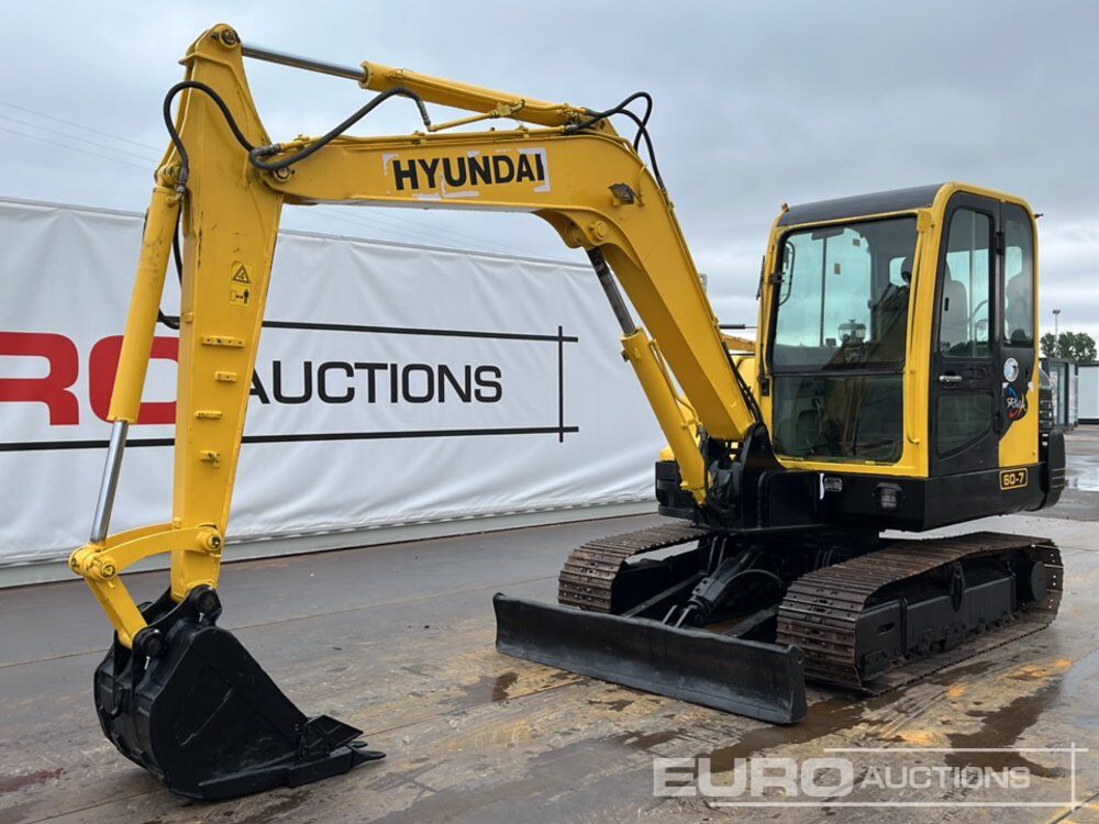 2012 Hyundai R60-7 - Мини-экскаватор: фото 1 2012 Hyundai R60-7 - Мини-экскаватор: фото 1