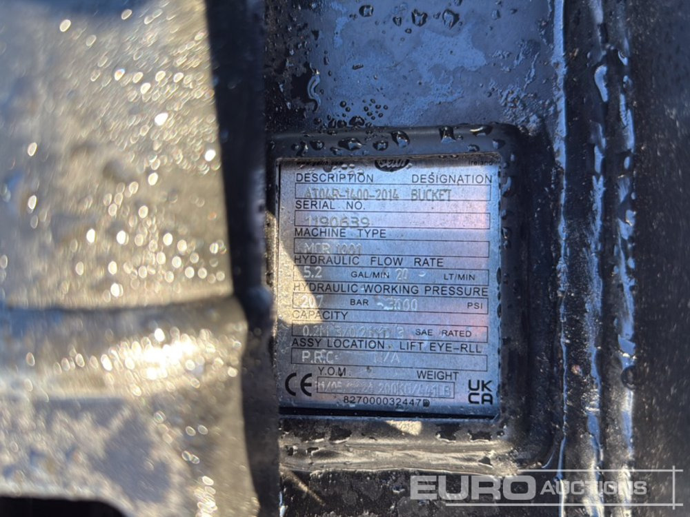 2024 Geith AT04R-1400-2014 - Ковш: фото 5 2024 Geith AT04R-1400-2014 - Ковш: фото 5