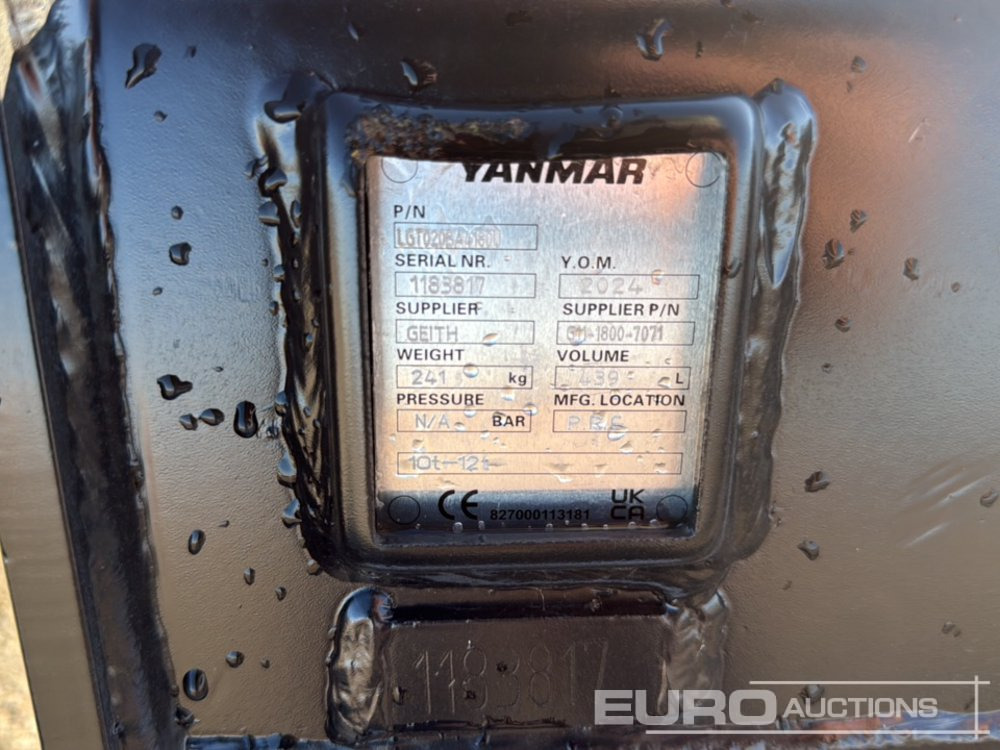 2024 Yanmar LG1020BA4180U - Ковш: фото 5 2024 Yanmar LG1020BA4180U - Ковш: фото 5