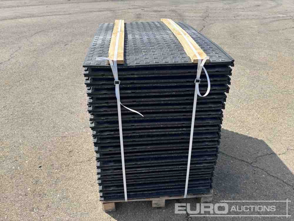 Строительное оборудование Pallet of Plastic Connectable Road Plates, 1200x800x28mm, 22kg per Plate (35 of): фото 8