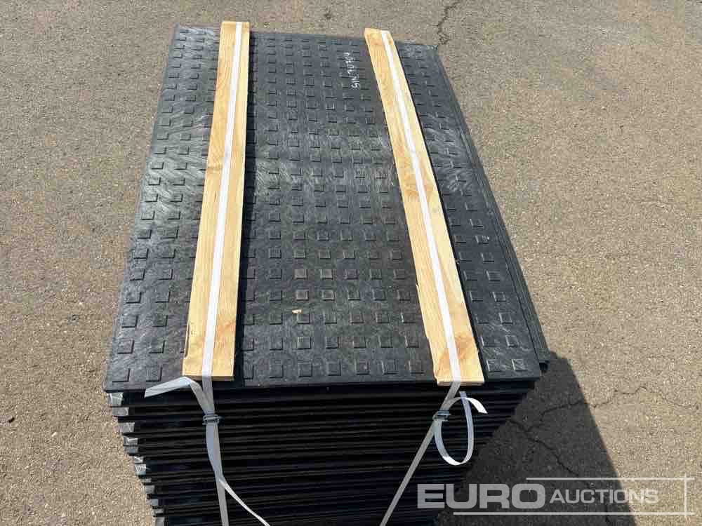 Строительное оборудование Pallet of Plastic Connectable Road Plates, 1200x800x28mm, 22kg per Plate (35 of): фото 7