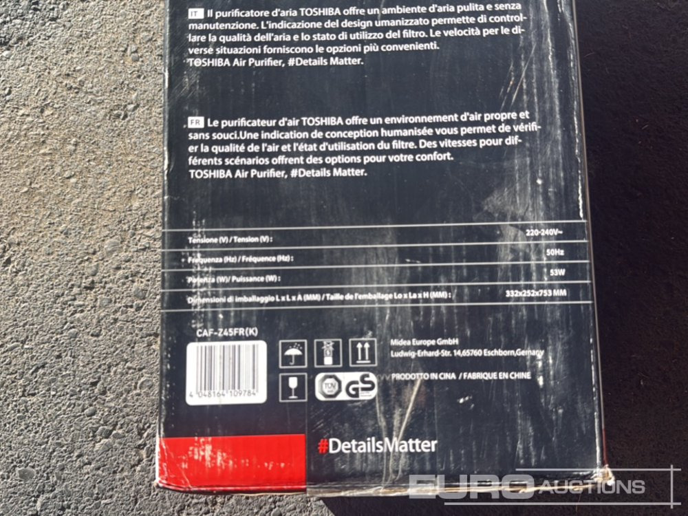 Toshiba CAF-Z45FR - Строительное оборудование: фото 5 Toshiba CAF-Z45FR - Строительное оборудование: фото 5