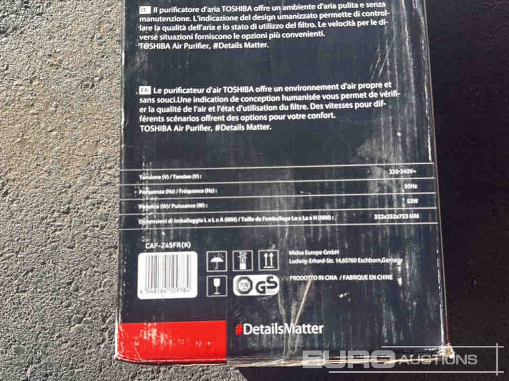 Toshiba CAF-Z45FR - Строительное оборудование: фото 5 Toshiba CAF-Z45FR - Строительное оборудование: фото 5