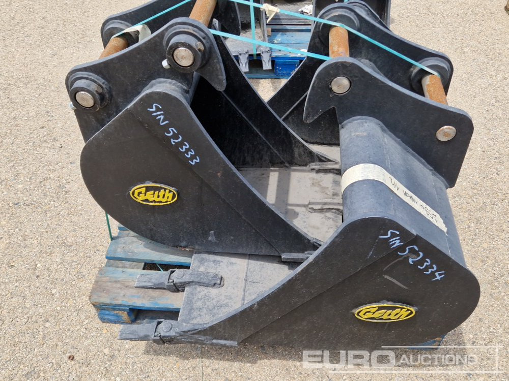 Unused Geith H08-1000 40" Digging Bucket, H08-0450 18" Digging Bucket 50mm Pin to suit Mini Excavator / Conjunto Cazos - Ковш: фото 5 Unused Geith H08-1000 40" Digging Bucket, H08-0450 18" Digging Bucket 50mm Pin to suit Mini Excavator / Conjunto Cazos - Ковш: фото 5