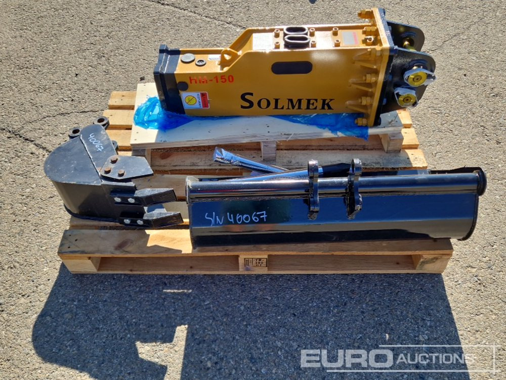 Новый Ковш Unused Set of 30" Ditching, 8" Digging Bucket, Hydraulic Breaker to suit JPC Excavator / Conjunto Cazos de 800mm y 200mm y Martillo Solmek HM-150para Excavadora JPC: фото 6