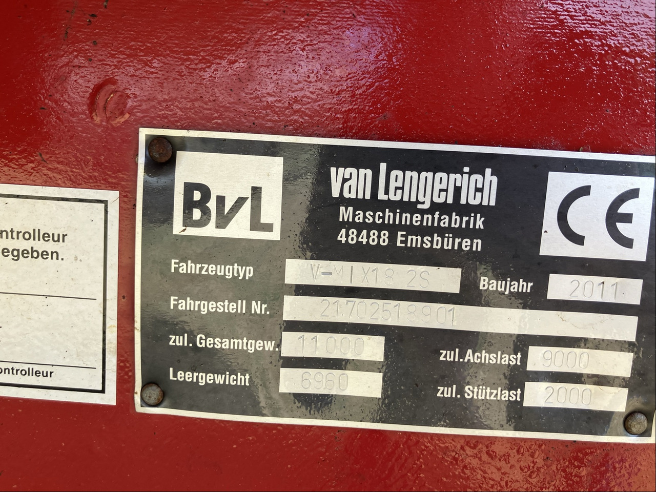 BVL Futtermischwagen V-Mix 18 2S - Кормораздатчик: фото 2 BVL Futtermischwagen V-Mix 18 2S - Кормораздатчик: фото 2