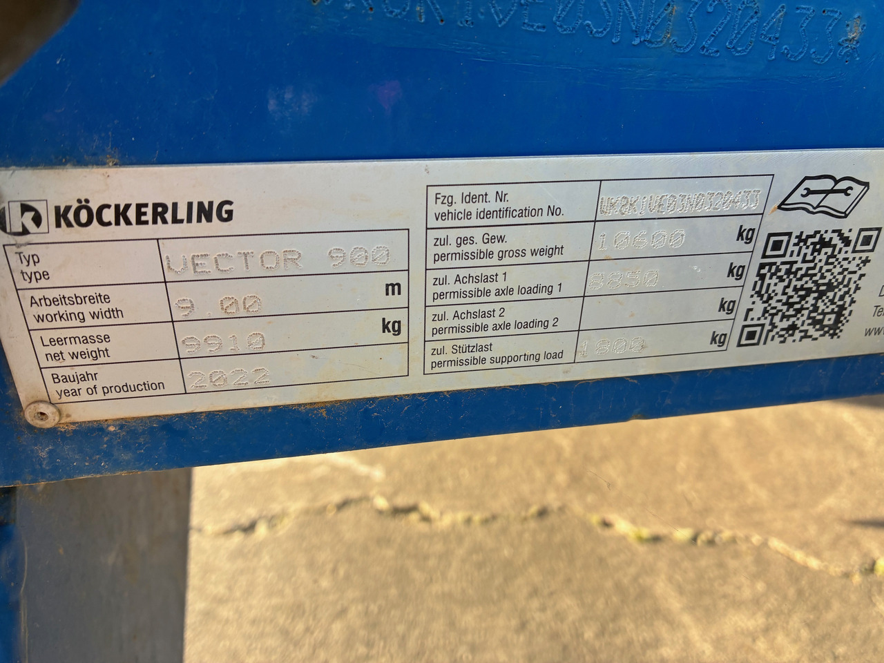 Köckerling Vector 900 - Культиватор: фото 2 Köckerling Vector 900 - Культиватор: фото 2