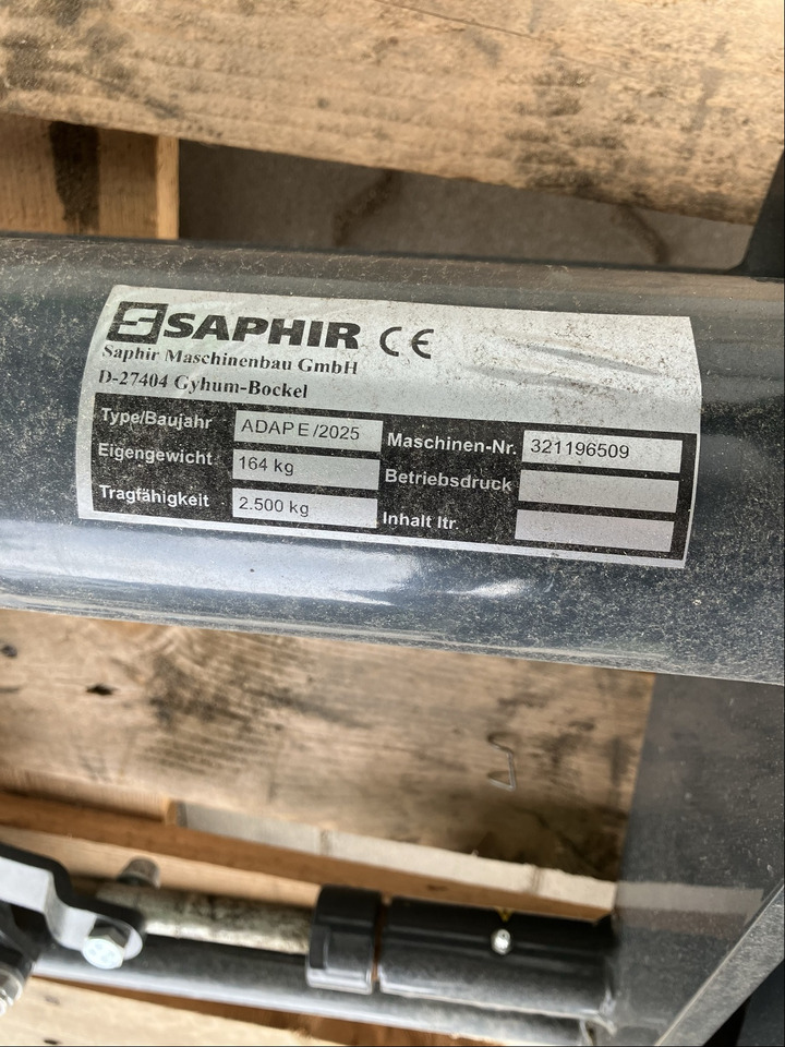 Saphir Adapterrahmen Bobcat schmal / - Фронтальный погрузчик для трактора: фото 2 Saphir Adapterrahmen Bobcat schmal / - Фронтальный погрузчик для трактора: фото 2