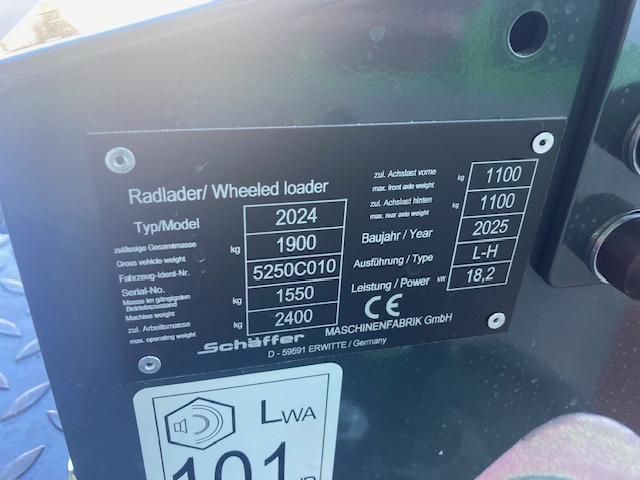 Schäffer Hoflader Typ 2024 - Колёсный погрузчик: фото 2 Schäffer Hoflader Typ 2024 - Колёсный погрузчик: фото 2