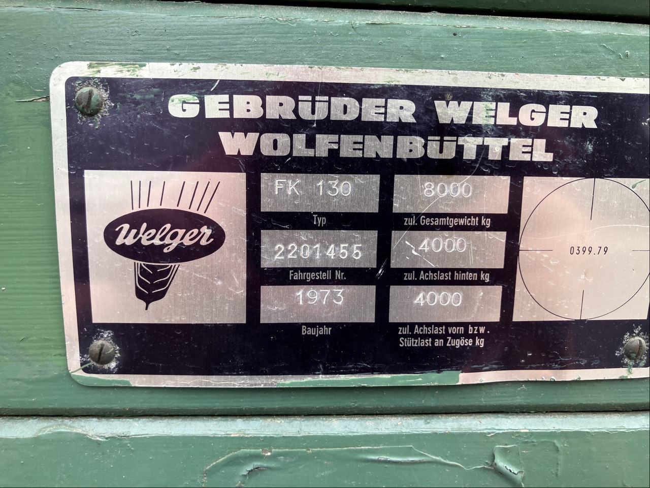 Welger FK 130 Anhänger 2-Seiten - Самосвал: фото 4 Welger FK 130 Anhänger 2-Seiten - Самосвал: фото 4