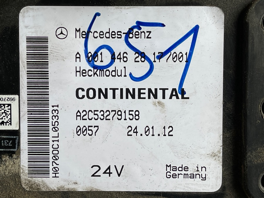 MERCEDES ECU A0014462817 - Электрическая система для Грузовиков: фото 1 MERCEDES ECU A0014462817 - Электрическая система для Грузовиков: фото 1