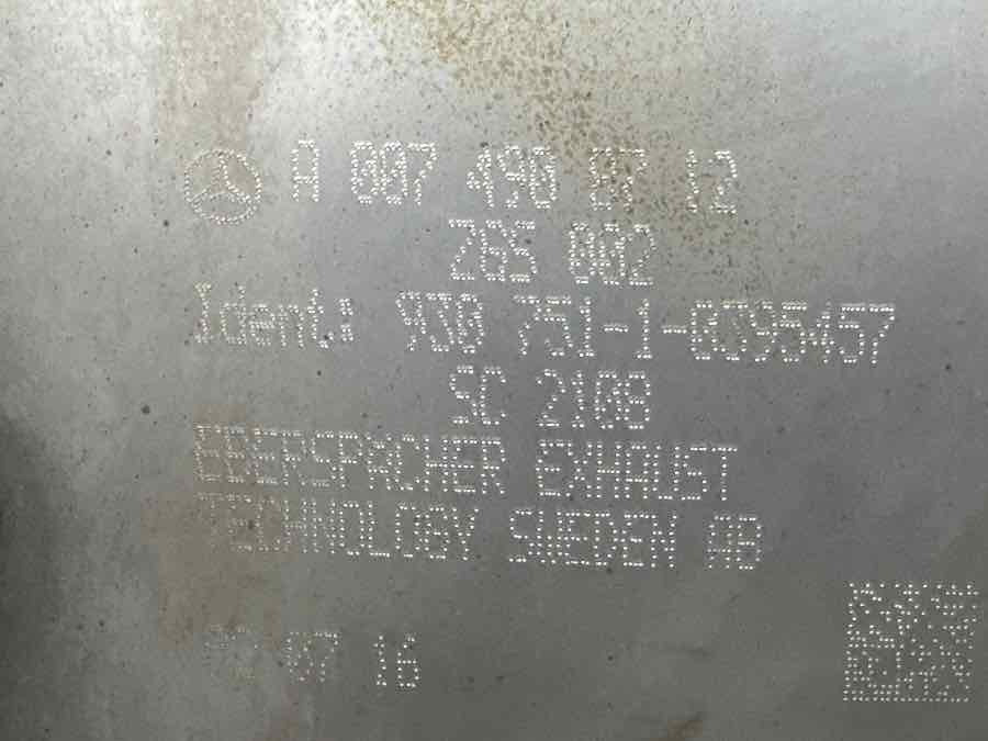 MERCEDES EXHAUST A0074908712 - Глушитель/ Выхлопная система для Грузовиков: фото 3 MERCEDES EXHAUST A0074908712 - Глушитель/ Выхлопная система для Грузовиков: фото 3
