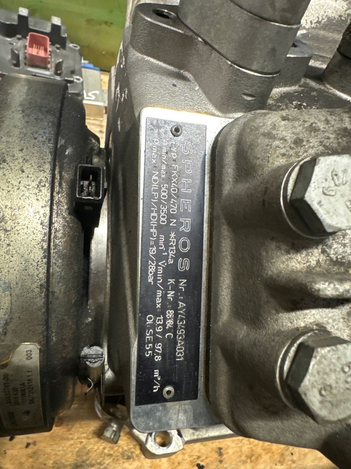 SCANIA BUS SPHEROS COMPRESSOR R134A 2293815 - Система охлаждения для Грузовиков: фото 2 SCANIA BUS SPHEROS COMPRESSOR R134A 2293815 - Система охлаждения для Грузовиков: фото 2