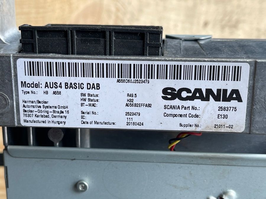 SCANIA RADIO / NAVI AUS 2583775 - Электрическая система для Грузовиков: фото 2 SCANIA RADIO / NAVI AUS 2583775 - Электрическая система для Грузовиков: фото 2