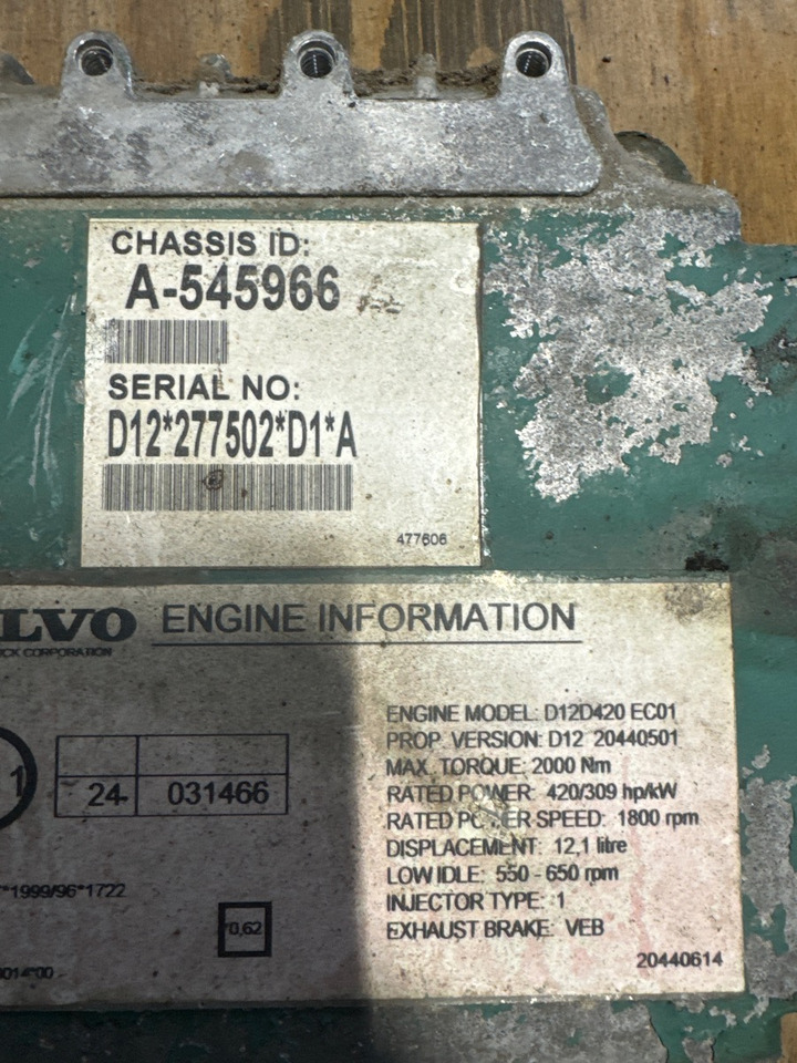 VOLVO ECU 3161962 P09 - Электрическая система для Грузовиков: фото 3 VOLVO ECU 3161962 P09 - Электрическая система для Грузовиков: фото 3