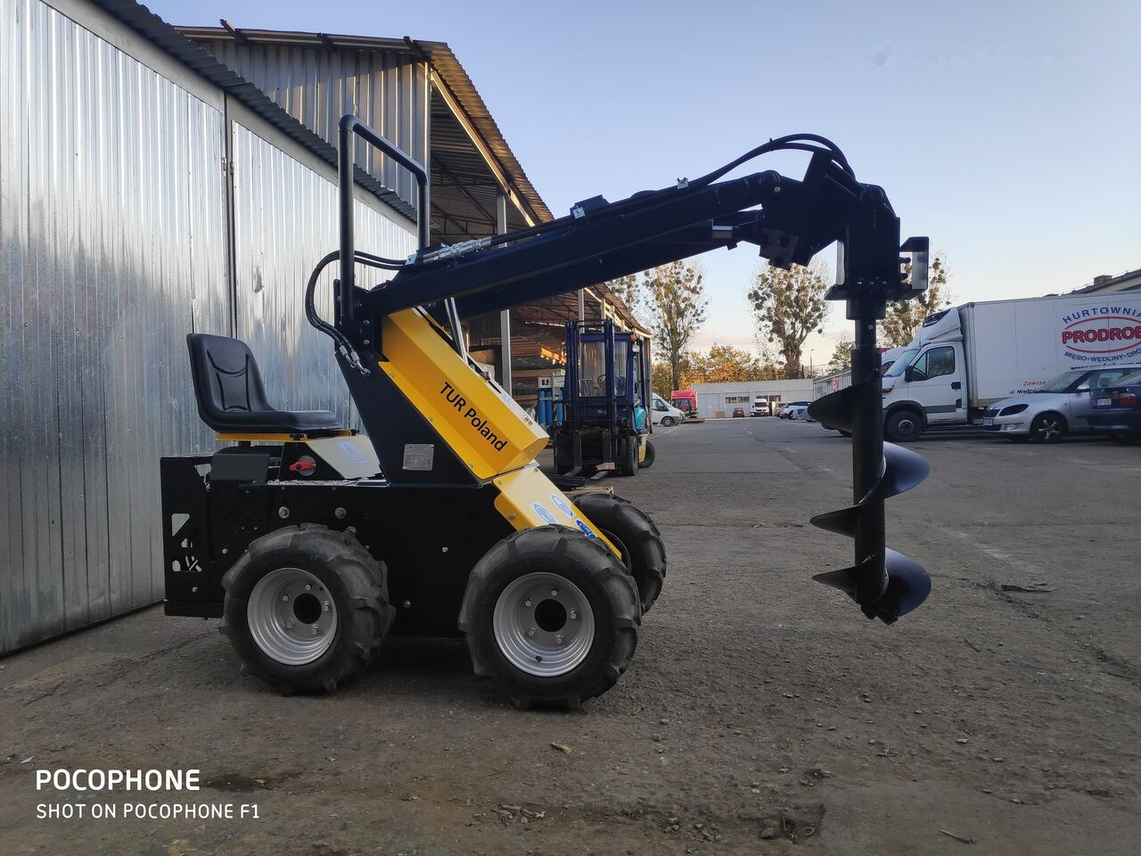 Новый Мини-погрузчик с бортовым поворотом Tur Poland N520 Miniradlader Mini Hoflader Mini Lader: фото 13