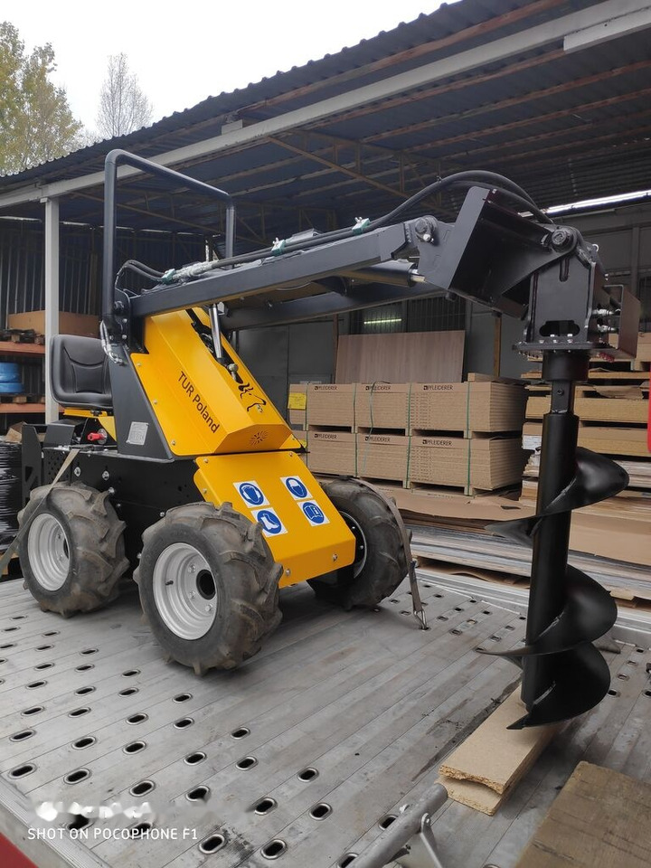Новый Мини-погрузчик с бортовым поворотом Tur Poland N520 Miniradlader Mini Hoflader Mini Lader: фото 12