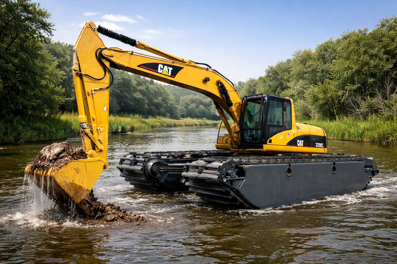 CAT 320CL - Водный экскаватор: фото 1 CAT 320CL - Водный экскаватор: фото 1
