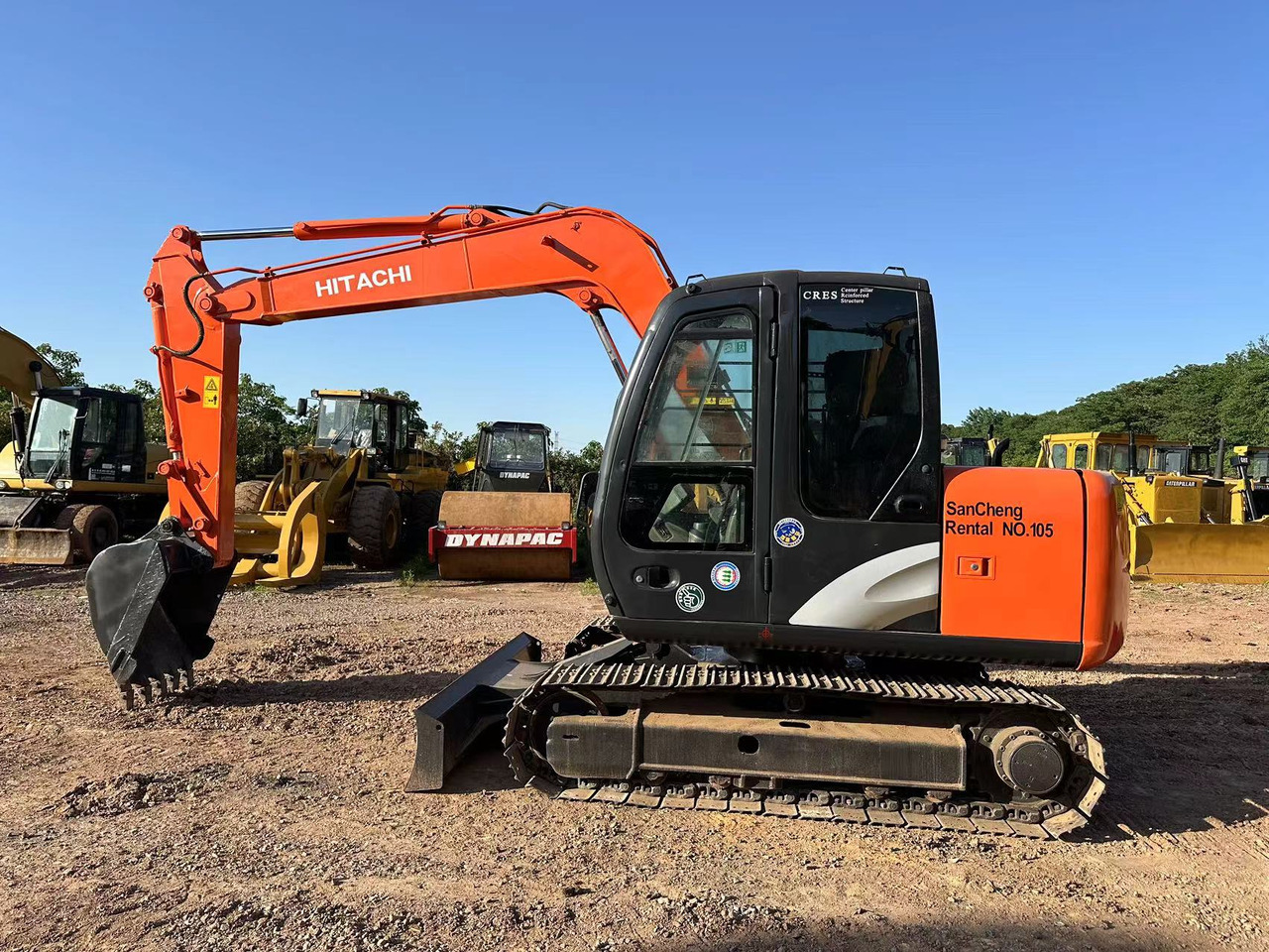 Hitachi ZX70 mini excavator - Мини-экскаватор: фото 5 Hitachi ZX70 mini excavator - Мини-экскаватор: фото 5