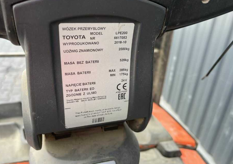 BT LPE200 - Тележка: фото 4 BT LPE200 - Тележка: фото 4