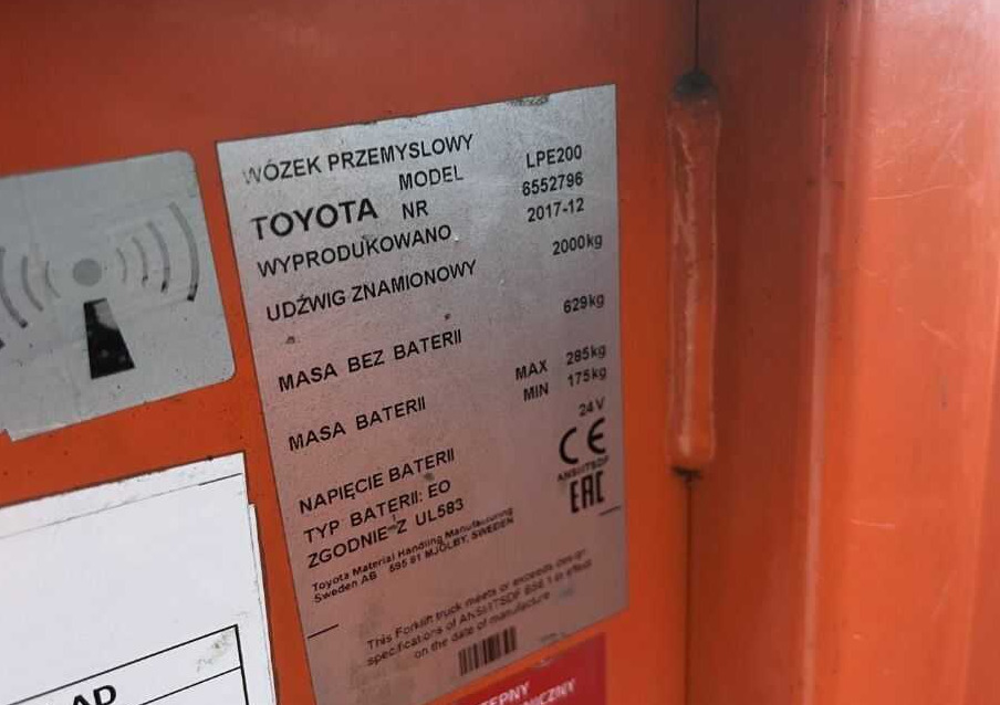 BT LPE200 - Тележка: фото 4 BT LPE200 - Тележка: фото 4