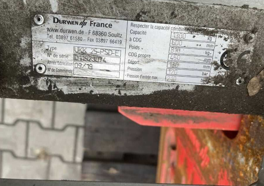 Durwen UKK25-PSD-E, Kartonklammer - Захват: фото 5 Durwen UKK25-PSD-E, Kartonklammer - Захват: фото 5