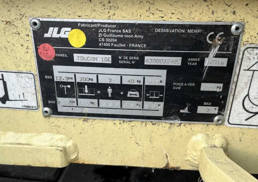 JLG Toucan 10E - Телескопический подъемник: фото 4 JLG Toucan 10E - Телескопический подъемник: фото 4