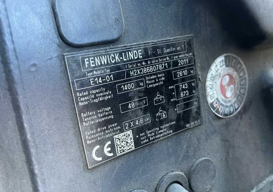 Linde E14-01 - Электропогрузчик: фото 4 Linde E14-01 - Электропогрузчик: фото 4