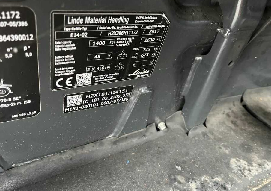 Linde E14-02 - Электропогрузчик: фото 4 Linde E14-02 - Электропогрузчик: фото 4