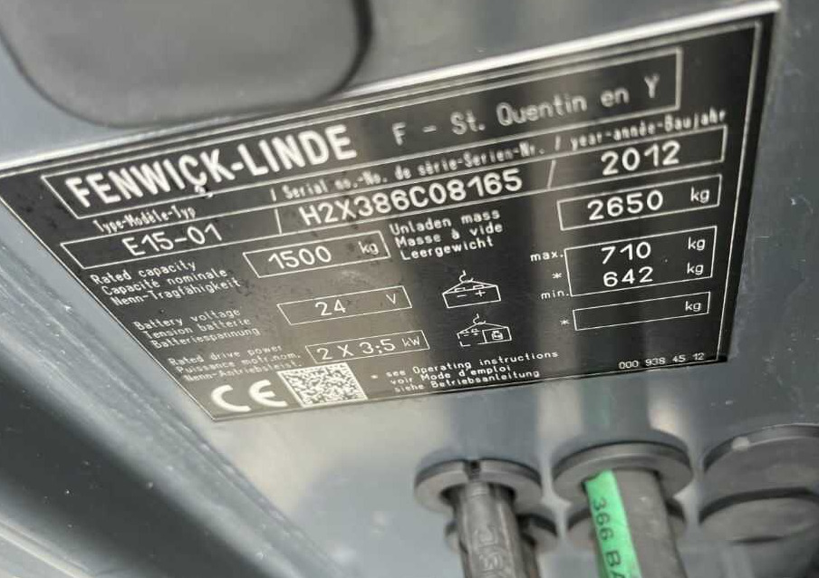 Linde E15-01 - Электропогрузчик: фото 4 Linde E15-01 - Электропогрузчик: фото 4