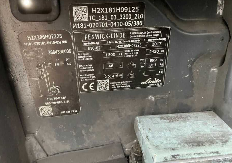 Linde E16-02 - Электропогрузчик: фото 4 Linde E16-02 - Электропогрузчик: фото 4