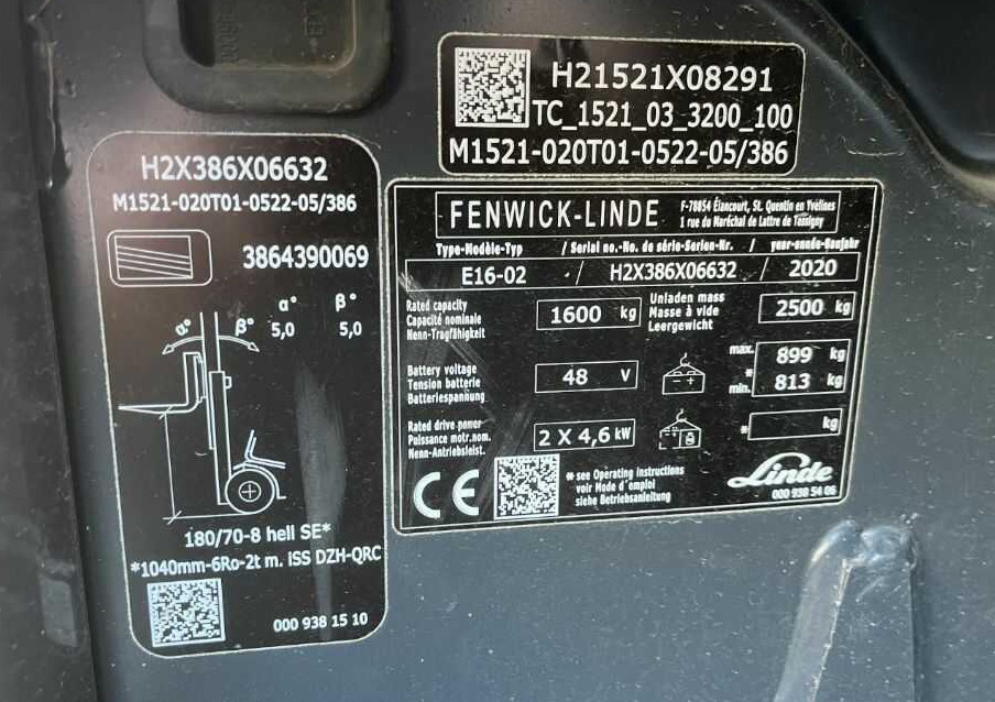 Linde E16-02 - Электропогрузчик: фото 4 Linde E16-02 - Электропогрузчик: фото 4