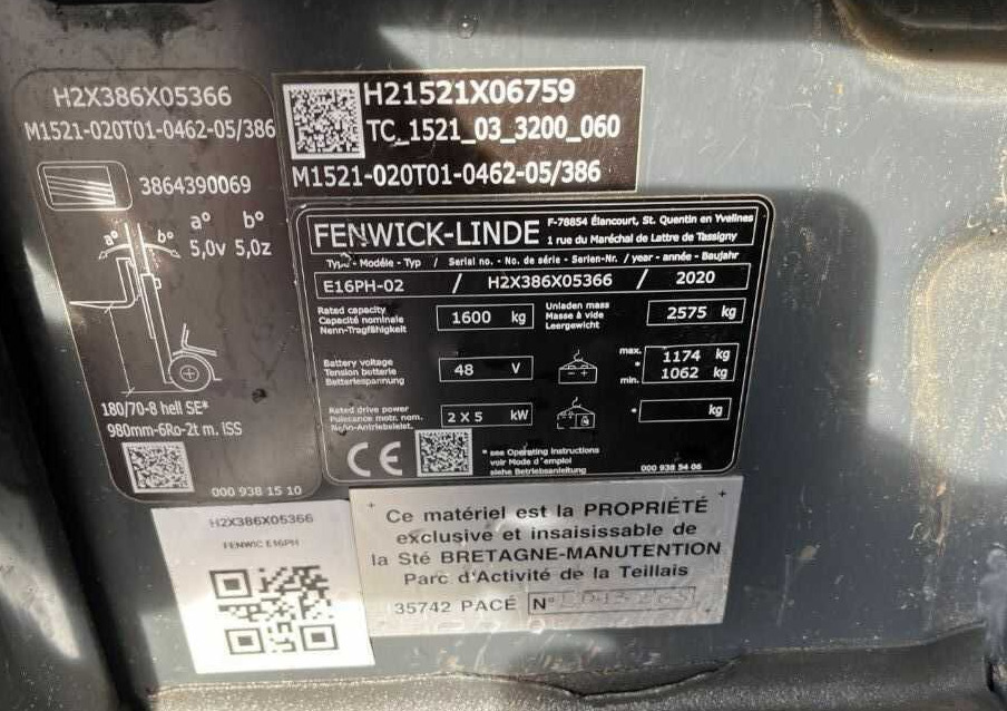 Linde E16PH-02 - Электропогрузчик: фото 4 Linde E16PH-02 - Электропогрузчик: фото 4