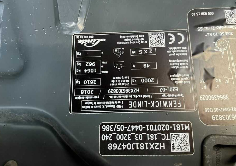 Linde E20L-02 - Электропогрузчик: фото 4 Linde E20L-02 - Электропогрузчик: фото 4