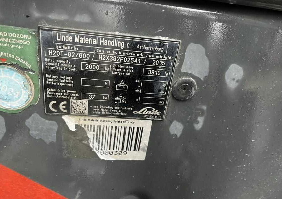 Linde H20T-02/600 - Газовый погрузчик: фото 4 Linde H20T-02/600 - Газовый погрузчик: фото 4