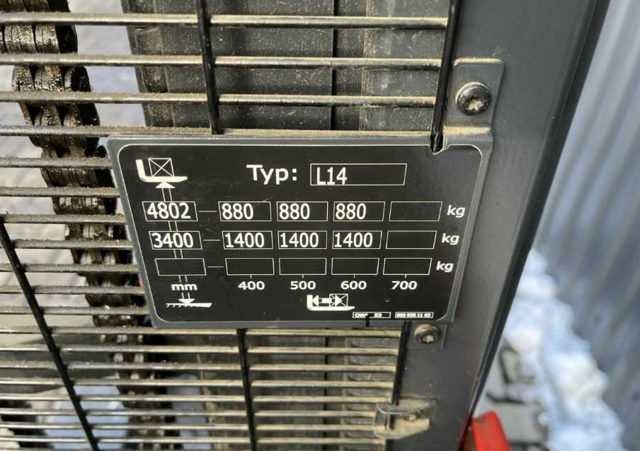 Linde L14 - Штабелер: фото 5 Linde L14 - Штабелер: фото 5