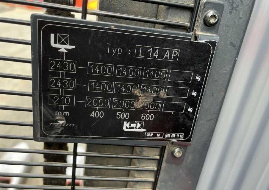 Linde L14lAP - Штабелер: фото 5 Linde L14lAP - Штабелер: фото 5