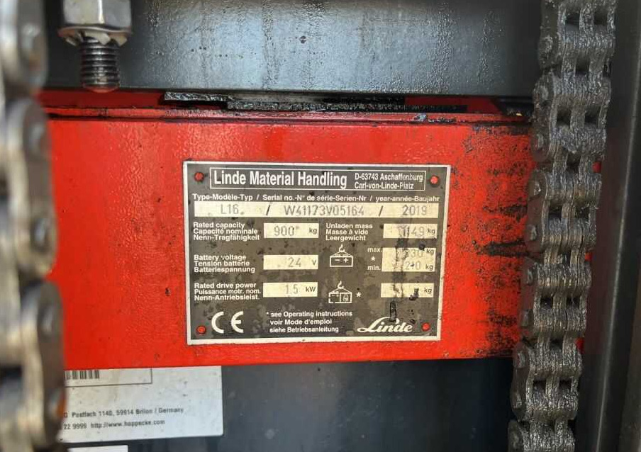 Linde L16 - Штабелер: фото 4 Linde L16 - Штабелер: фото 4