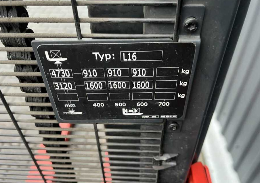 Linde L16 - Штабелер: фото 5 Linde L16 - Штабелер: фото 5