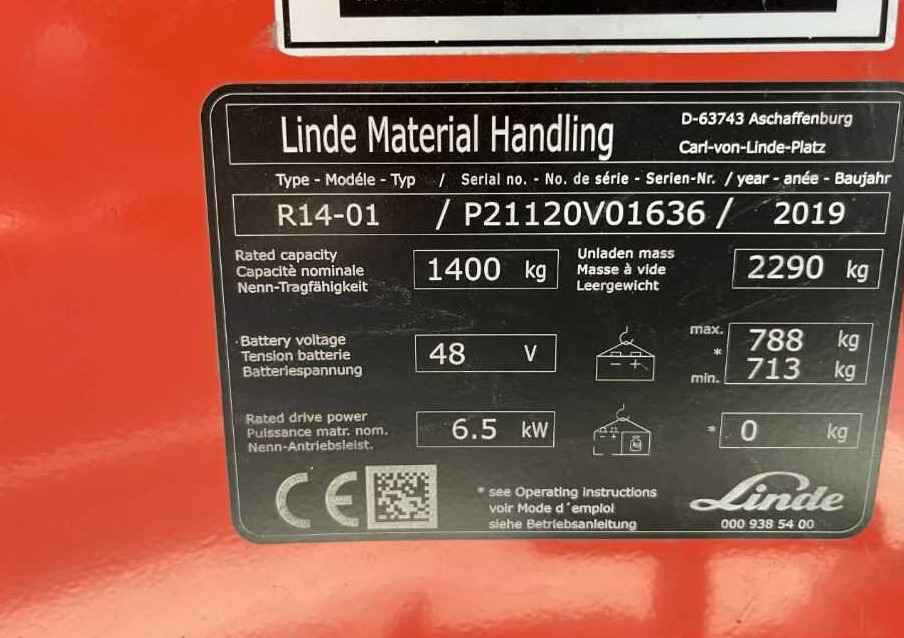 Linde R14-01 - Ричтрак: фото 4 Linde R14-01 - Ричтрак: фото 4