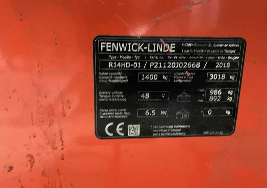 Linde R14HD-01 - Ричтрак: фото 4 Linde R14HD-01 - Ричтрак: фото 4